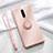 Ultra-thin Silicone Gel Soft Case Cover with Magnetic Finger Ring Stand T01 for Oppo R17 Pro