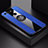 Ultra-thin Silicone Gel Soft Case Cover with Magnetic Finger Ring Stand T02 for Huawei Honor View 20 Blue