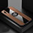 Ultra-thin Silicone Gel Soft Case Cover with Magnetic Finger Ring Stand T02 for Huawei P20