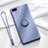 Ultra-thin Silicone Gel Soft Case Cover with Magnetic Finger Ring Stand T02 for Oppo K1