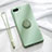 Ultra-thin Silicone Gel Soft Case Cover with Magnetic Finger Ring Stand T02 for Oppo K1