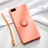 Ultra-thin Silicone Gel Soft Case Cover with Magnetic Finger Ring Stand T02 for Oppo K1