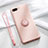 Ultra-thin Silicone Gel Soft Case Cover with Magnetic Finger Ring Stand T02 for Oppo R15X