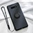 Ultra-thin Silicone Gel Soft Case Cover with Magnetic Finger Ring Stand T02 for Samsung Galaxy S10e