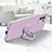 Ultra-thin Silicone Gel Soft Case Cover with Magnetic Finger Ring Stand T02 for Xiaomi Mi 11 5G