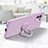 Ultra-thin Silicone Gel Soft Case Cover with Magnetic Finger Ring Stand T02 for Xiaomi Mi 11 Lite 4G