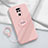 Ultra-thin Silicone Gel Soft Case Cover with Magnetic Finger Ring Stand T02 for Xiaomi Redmi 10X 4G