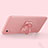 Ultra-thin Silicone Gel Soft Case Cover with Magnetic Finger Ring Stand T02 for Xiaomi Redmi 9i