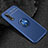 Ultra-thin Silicone Gel Soft Case Cover with Magnetic Finger Ring Stand T03 for Huawei P20 Pro