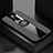 Ultra-thin Silicone Gel Soft Case Cover with Magnetic Finger Ring Stand T03 for Oppo R17 Pro