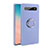 Ultra-thin Silicone Gel Soft Case Cover with Magnetic Finger Ring Stand T03 for Samsung Galaxy S10 5G