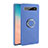 Ultra-thin Silicone Gel Soft Case Cover with Magnetic Finger Ring Stand T03 for Samsung Galaxy S10 5G