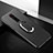 Ultra-thin Silicone Gel Soft Case Cover with Magnetic Finger Ring Stand T03 for Xiaomi Mi 9T