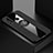 Ultra-thin Silicone Gel Soft Case Cover with Magnetic Finger Ring Stand T04 for Huawei Honor 10i Black