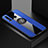 Ultra-thin Silicone Gel Soft Case Cover with Magnetic Finger Ring Stand T04 for Huawei Honor 10i Blue