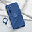 Ultra-thin Silicone Gel Soft Case Cover with Magnetic Finger Ring Stand T04 for Huawei Nova 7 SE 5G