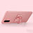 Ultra-thin Silicone Gel Soft Case Cover with Magnetic Finger Ring Stand T04 for Samsung Galaxy Note 10 5G