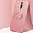 Ultra-thin Silicone Gel Soft Case Cover with Magnetic Finger Ring Stand T04 for Xiaomi Mi 9T