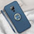 Ultra-thin Silicone Gel Soft Case Cover with Magnetic Finger Ring Stand T05 for Huawei Mate 20 X 5G