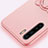 Ultra-thin Silicone Gel Soft Case Cover with Magnetic Finger Ring Stand T05 for Oppo F15