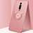 Ultra-thin Silicone Gel Soft Case Cover with Magnetic Finger Ring Stand T05 for Xiaomi Redmi K20