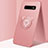 Ultra-thin Silicone Gel Soft Case Cover with Magnetic Finger Ring Stand T06 for Samsung Galaxy S10 5G