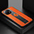 Ultra-thin Silicone Gel Soft Case Cover with Magnetic Finger Ring Stand T06 for Xiaomi Mi 11 Lite 4G Orange