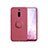 Ultra-thin Silicone Gel Soft Case Cover with Magnetic Finger Ring Stand T07 for Xiaomi Mi 9T Pro Red