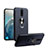 Ultra-thin Silicone Gel Soft Case Cover with Magnetic Finger Ring Stand T08 for Xiaomi Mi 9T Pro Blue