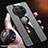 Ultra-thin Silicone Gel Soft Case Cover with Magnetic Finger Ring Stand X01L for Huawei Mate 50 Pro