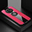 Ultra-thin Silicone Gel Soft Case Cover with Magnetic Finger Ring Stand X01L for Huawei Mate 50 Red