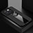 Ultra-thin Silicone Gel Soft Case Cover with Magnetic Finger Ring Stand X01L for OnePlus 10T 5G