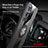 Ultra-thin Silicone Gel Soft Case Cover with Magnetic Finger Ring Stand X01L for OnePlus 9 Pro 5G