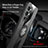 Ultra-thin Silicone Gel Soft Case Cover with Magnetic Finger Ring Stand X01L for OnePlus 9R 5G