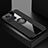 Ultra-thin Silicone Gel Soft Case Cover with Magnetic Finger Ring Stand X01L for OnePlus Ace 5G