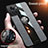 Ultra-thin Silicone Gel Soft Case Cover with Magnetic Finger Ring Stand X01L for OnePlus Ace 5G