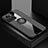 Ultra-thin Silicone Gel Soft Case Cover with Magnetic Finger Ring Stand X01L for OnePlus Ace 5G Gray