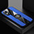 Ultra-thin Silicone Gel Soft Case Cover with Magnetic Finger Ring Stand X01L for OnePlus Nord N20 5G Blue