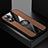 Ultra-thin Silicone Gel Soft Case Cover with Magnetic Finger Ring Stand X01L for OnePlus Nord N20 5G Brown