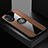 Ultra-thin Silicone Gel Soft Case Cover with Magnetic Finger Ring Stand X01L for Oppo A1 5G Brown