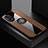 Ultra-thin Silicone Gel Soft Case Cover with Magnetic Finger Ring Stand X01L for Oppo A1x 5G Brown