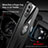 Ultra-thin Silicone Gel Soft Case Cover with Magnetic Finger Ring Stand X01L for Oppo A93s 5G