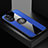 Ultra-thin Silicone Gel Soft Case Cover with Magnetic Finger Ring Stand X01L for Oppo F23 5G Blue