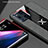 Ultra-thin Silicone Gel Soft Case Cover with Magnetic Finger Ring Stand X01L for Oppo Find X3 Pro 5G