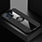 Ultra-thin Silicone Gel Soft Case Cover with Magnetic Finger Ring Stand X01L for Oppo Find X3 Pro 5G Black