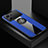 Ultra-thin Silicone Gel Soft Case Cover with Magnetic Finger Ring Stand X01L for Oppo K10 5G Blue