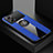 Ultra-thin Silicone Gel Soft Case Cover with Magnetic Finger Ring Stand X01L for Oppo K10 Pro 5G Blue