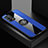 Ultra-thin Silicone Gel Soft Case Cover with Magnetic Finger Ring Stand X01L for Oppo K9 5G