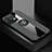 Ultra-thin Silicone Gel Soft Case Cover with Magnetic Finger Ring Stand X01L for Oppo Reno9 Pro 5G Gray