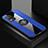 Ultra-thin Silicone Gel Soft Case Cover with Magnetic Finger Ring Stand X01L for Realme 8 5G